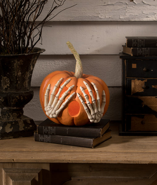 Peek-a-Boo Pumpkin Orange