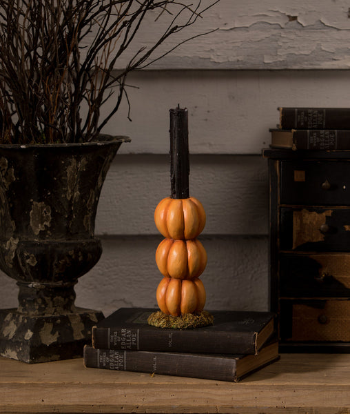 Pumpkin Stack Candlestick