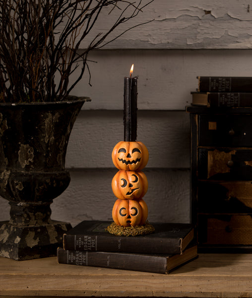 Pumpkin Stack Candlestick