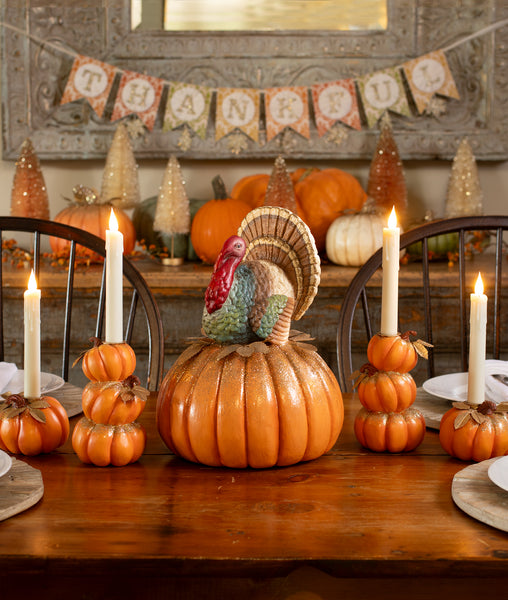 Pumpkin Candlestick