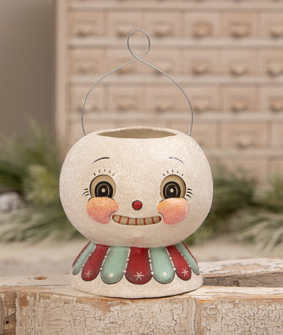 Minty Beau Snow Glow Lantern Bucket