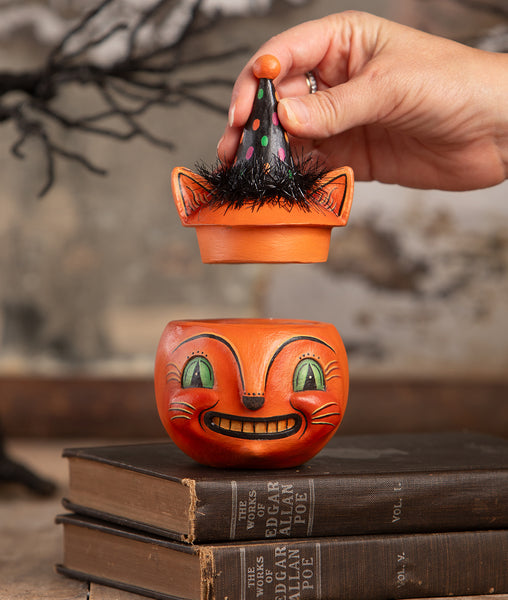 Green Eyed Copper Cat