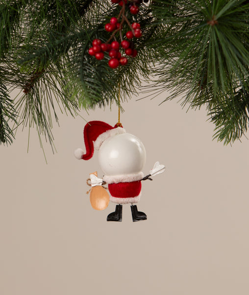 Snowman Santa Ornament