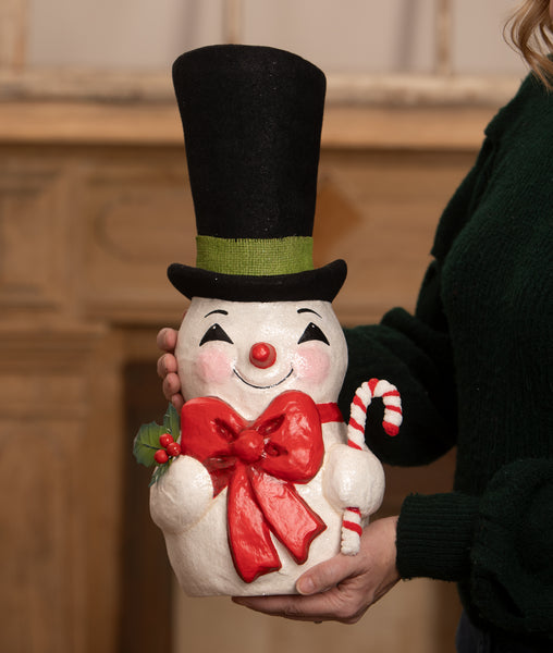 Tall Hat Jolly Snowman