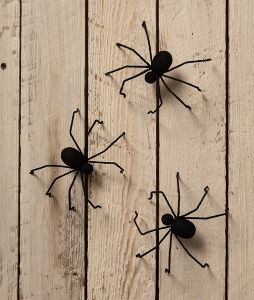 Black Flocked Creepy Crawler