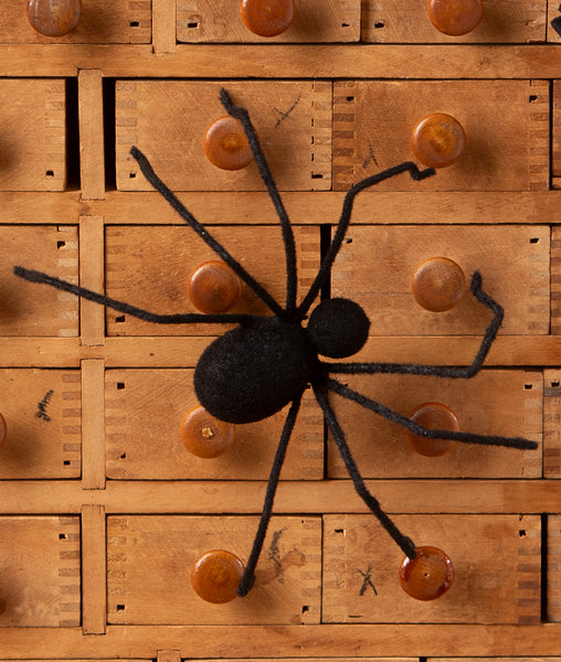 Black Flocked Creepy Crawler
