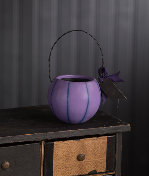 Small Purple Pumpkin Bucket