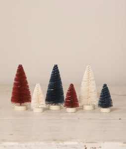 Old Glory Mini Bottle Brush Trees S6