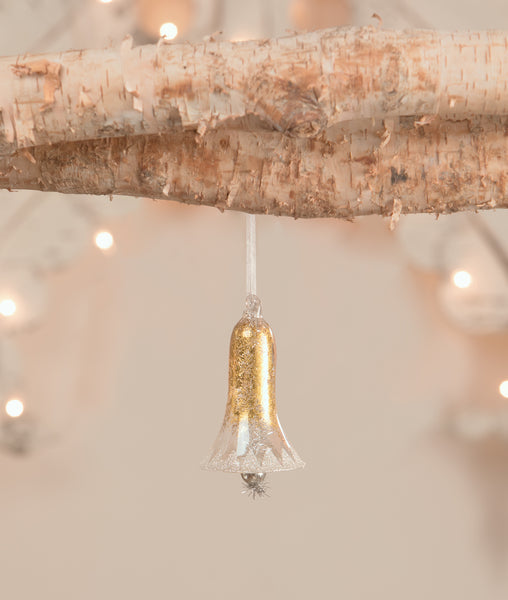 Metallic Gold Bell Ornament