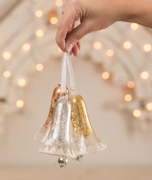 Metallic Gold Bell Ornament