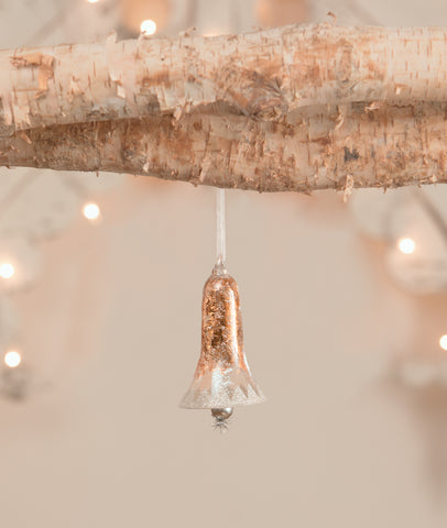 Metallic Copper Bell Ornament