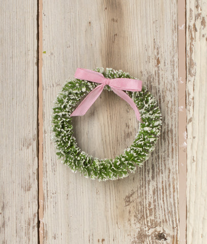 Citrine Wreath with Pink Bow