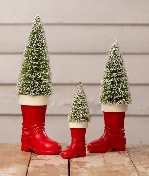 Large Santa Boot with BB Tree