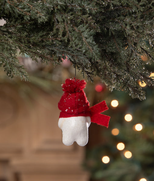 Snowman with Wreath Ornament