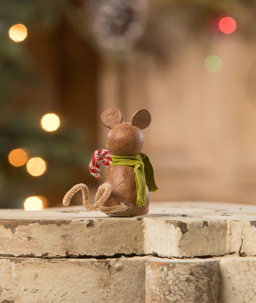 Little Mouse with Candy Canes