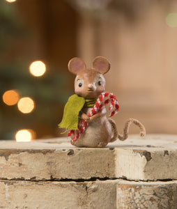 Little Mouse with Candy Canes