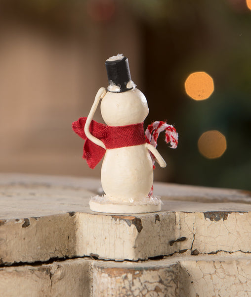 Snowman with Candy Canes