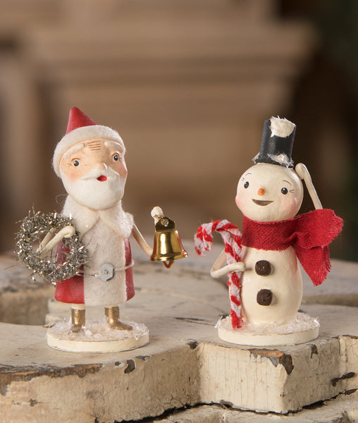 Snowman with Candy Canes