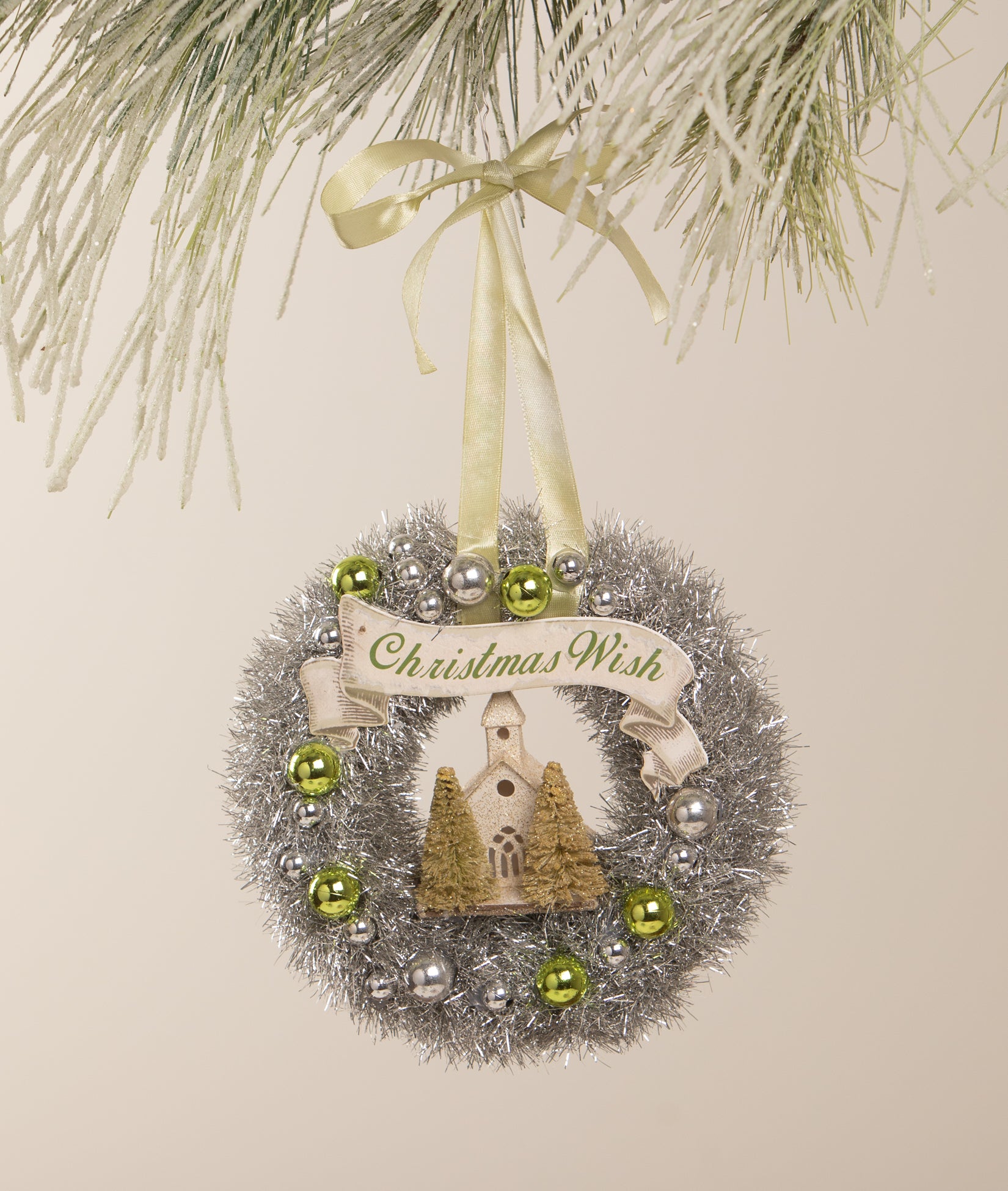 Pastel Wreath Green