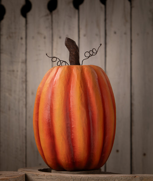Pumpkin with Bats