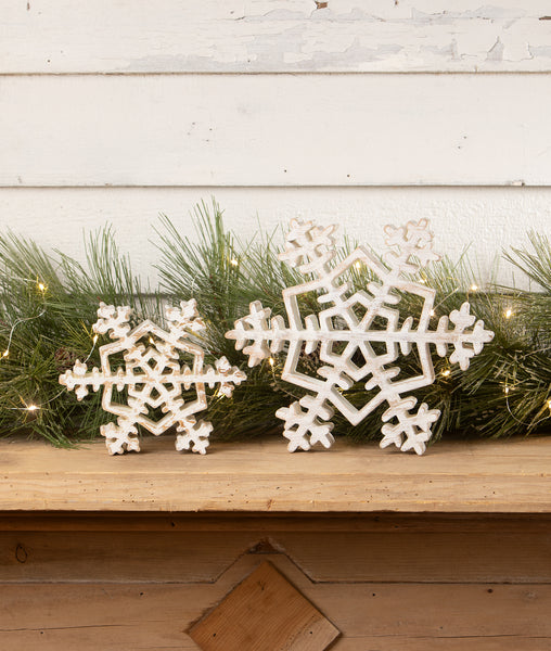 Wooden 7" Snowflake