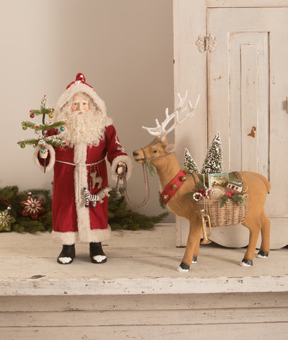 Santa and Prancer Toy Delivery