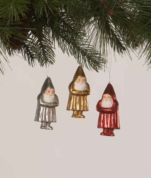 Mini Belsnickle Gold Ornament