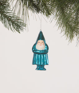 Mini Belsnickle Turquoise Ornament