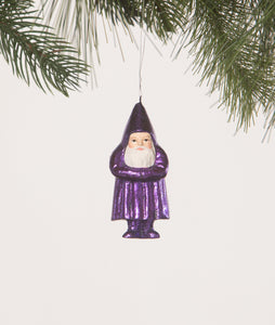 Mini Belsnickle Amethyst Ornament