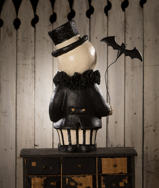 Dapper Desmond Skelly Large Paper Mache