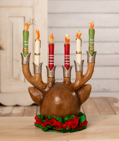 Retro Reindeer Candelabra