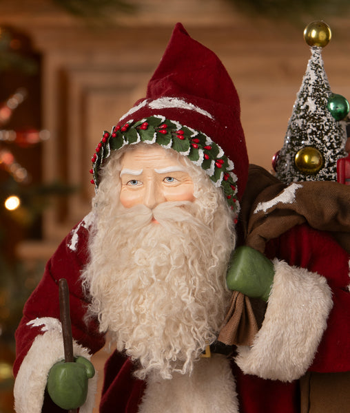 Old St. Nick with Bag of Toys