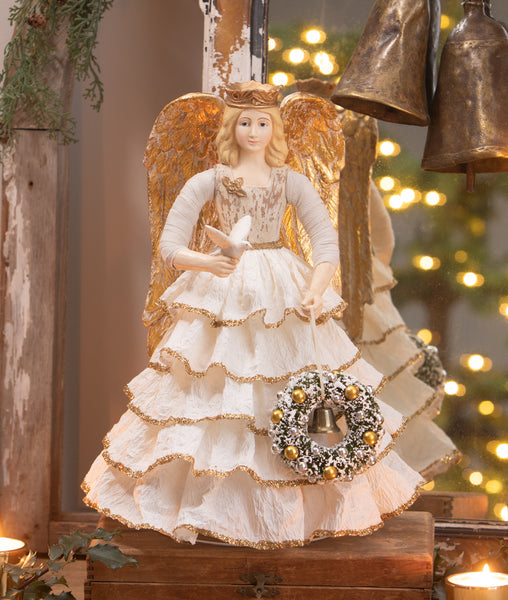 Santos Angel with Paper Skirt