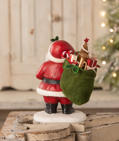 Jolly Retro Santa Claus