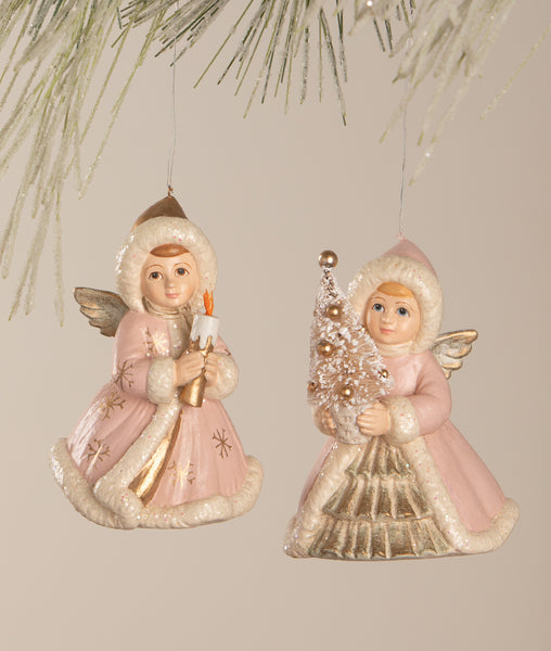 Pastel Angel Holding Tree