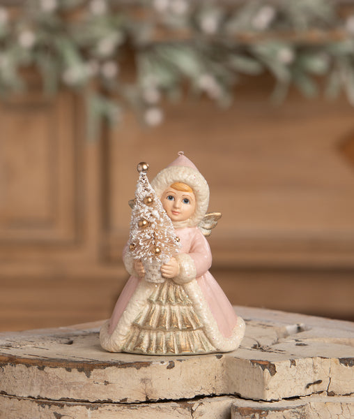 Pastel Angel Holding Tree