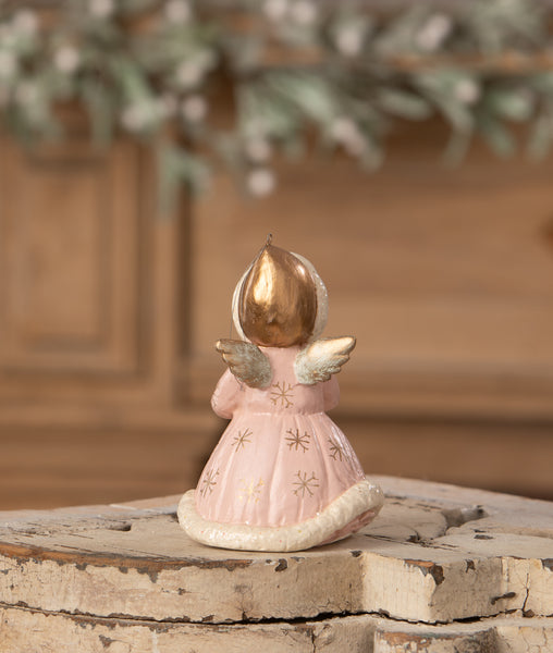 Pastel Angel Holding Candle