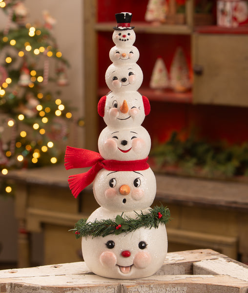 Happy Snowman Stack