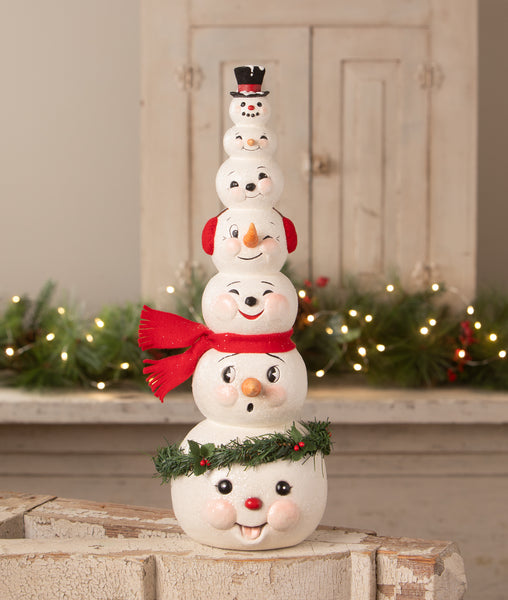 Happy Snowman Stack