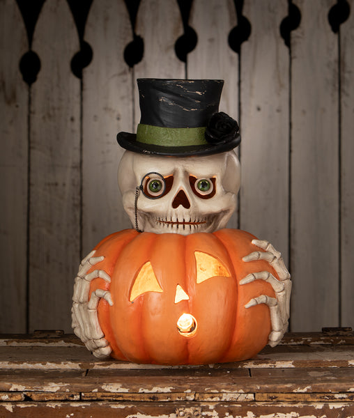 Mr. Skully with Pumpkin