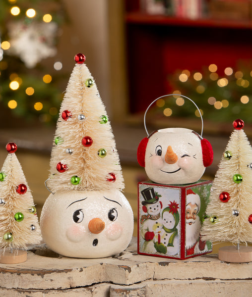 Winking Snowman Bucket