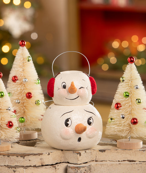 Worried Snowman Bucket
