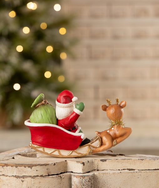 Rocking Santa in Sleigh