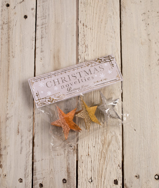 Metallic Star Ornaments S3