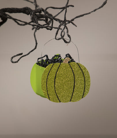 Lime Green Pumpkin Bucket