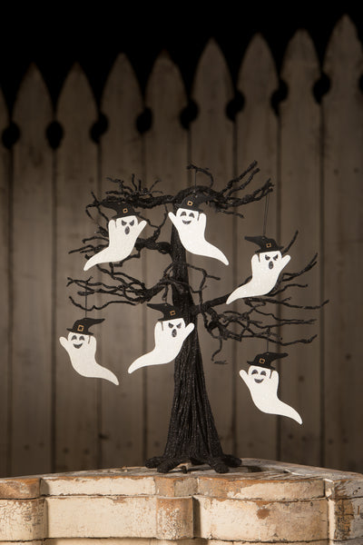 Tin Ghosties Witch Ornament