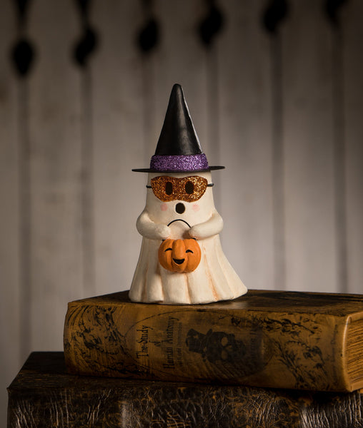 Witchy Ghost with Pumpkin