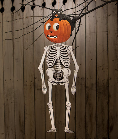 Jack & Cat Hanging Skeleton