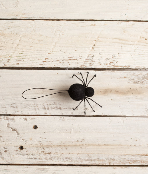 Black Spider Ornament