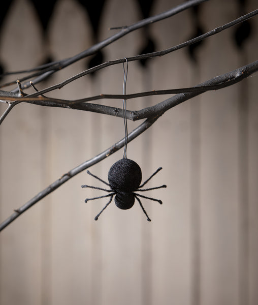 Black Spider Ornament